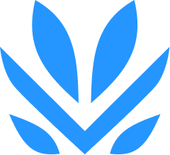 Blue variant of the new Olamalu logo